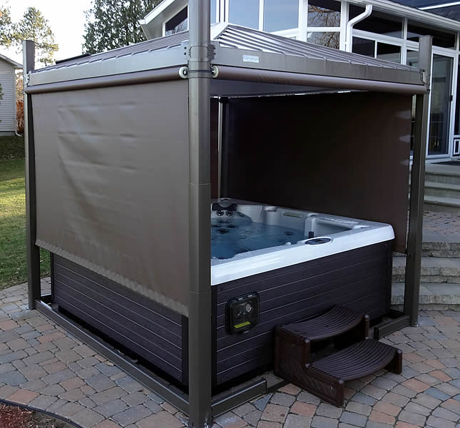 Covana Oasis Automated Hot Tub Cover Crown Spas & Pools