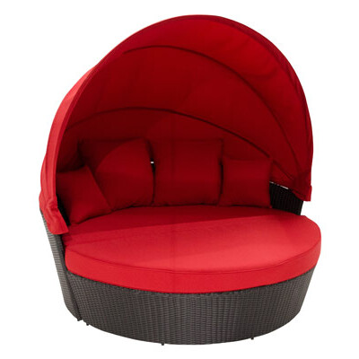 RED MOON BED WITH CANOPY