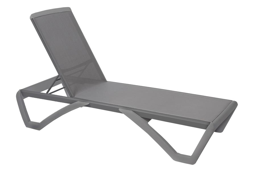 ANTHRACITE/GREY CHAISE LOUNGE