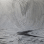 Hot tub shell colour option named Glacier Mountain, featuring a swirling marbled pattern in shades of grey, silver, and charcoal. The design resembles natural stone with layered, fluid-like veining, evoking the look of glacial rock formations.
