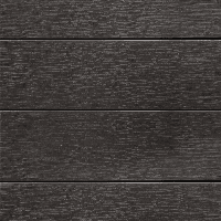 Hot tub cabinet colour option named Smoke, featuring a dark grey wood-look finish with horizontal plank design. The surface displays a weathered texture and realistic grain patterns, giving it a sleek and contemporary appearance.