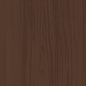 Close-up view of the "Homestead" panel colour option for Visscher gazebos and pergolas, featuring a medium brown woodgrain finish with rich natural texture. The surface displays fine vertical grain lines and darker streaks resembling real stained wood, creating a classic and warm timber aesthetic. This textured finish adds rustic elegance and visual warmth, ideal for enhancing traditional or contemporary outdoor structures with a natural wood look.