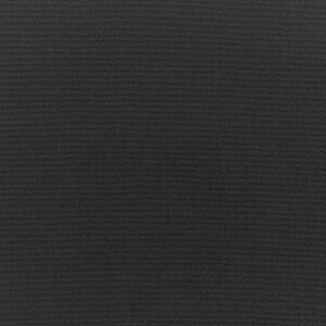 Close-up of the Canvas Black Sunbrella® fabric colour option for the Offset Suspension Umbrella, displaying a uniform jet-black weave with a fine matte finish. The tightly woven fabric conveys a sleek, contemporary appearance while offering fade resistance and long-lasting performance outdoors.